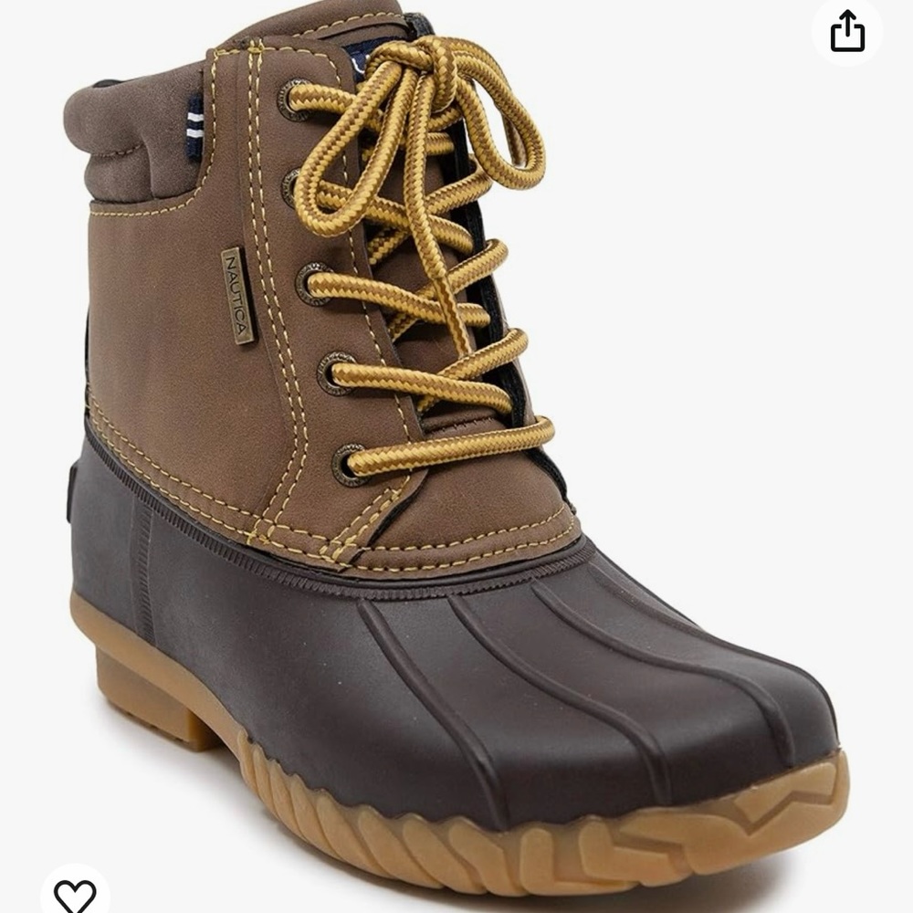 Nautica toddler waterproof duck boots size 6